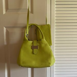 Chic Lime Green Shoulder Bag